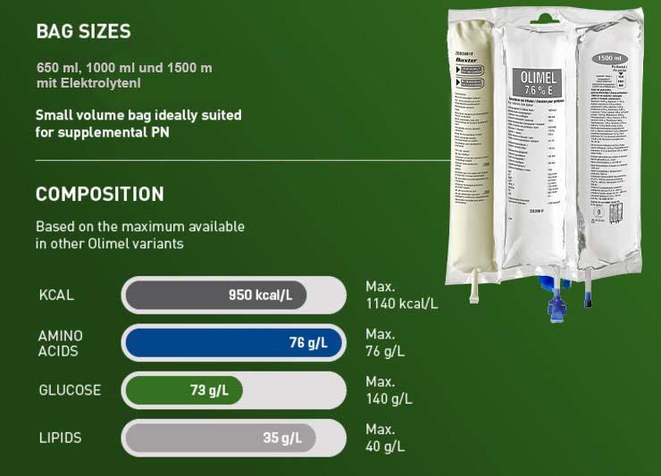 Olimel 7,6% bag